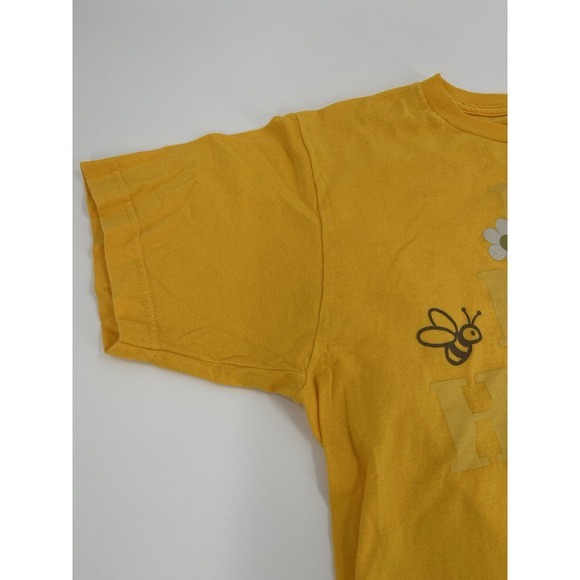 Disney Size M‎ Women's Yellow Crew Neck Winnie The Pooh T-Shirt - Picture 2 of 14